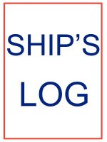 Large Ship's Log Book