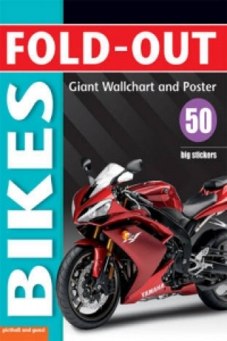 Fold-Out Poster Sticker Book: Bikes