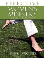 Effective Women's Ministry in the 21st Century