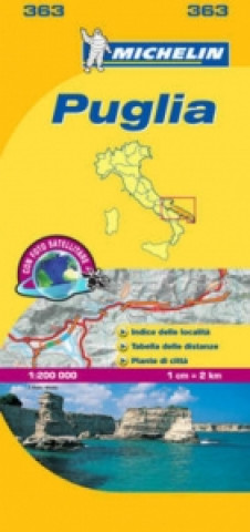 Puglia - Michelin Local Map 363
