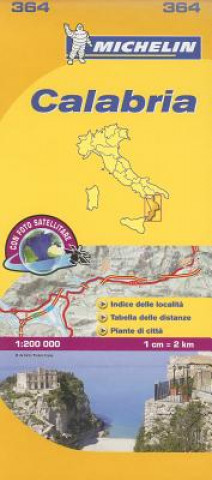 Calabria - Michelin Local Map 364