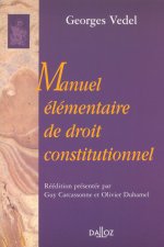 Manuel Elementaire Du Droit Constitutionnel