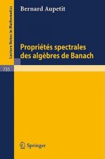 Proprietes Spectrales des Algebres de Banach