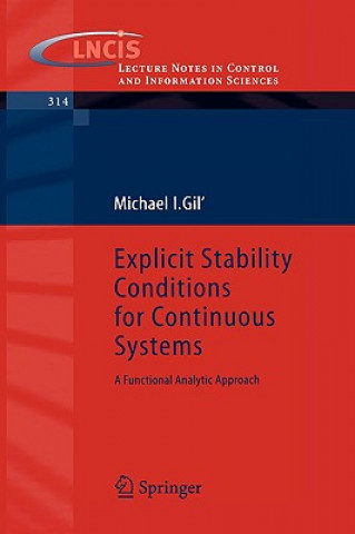 Explicit Stability Conditions for Continuous Systems