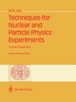 Techniques for Nuclear and Particle Physics Experiments