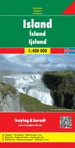 Iceland Road Map 1:400 000