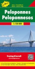 Peloponnesos Road Map 1:150 000
