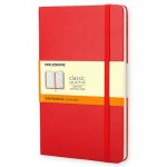 Moleskine Pocket Ruled Hardcover Notebook Scarlet Red