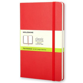 Moleskine Large Plain Hardcover Notebook Red (neuvedený autor)(Diár)