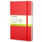 Moleskine Large Plain Hardcover Notebook Red