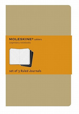 Moleskine Ruled Cahier - Kraft Cover (3 Set)