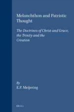 Melanchthon and Patristic Thought