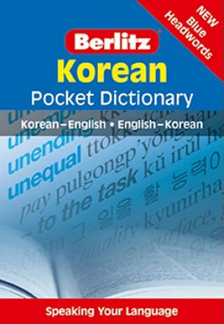 Korean Berlitz Pocket Dictionary