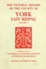 A History of the County of York East Riding