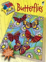 3-D Coloring Book - Butterflies