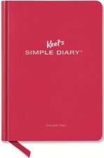 Keel's Simple Diary Volume Two (dark Red): The Ladybug Edition