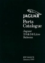 Jaguar Official Factory Parts Catalogue 2.9 & 3.6 Litre Saloons