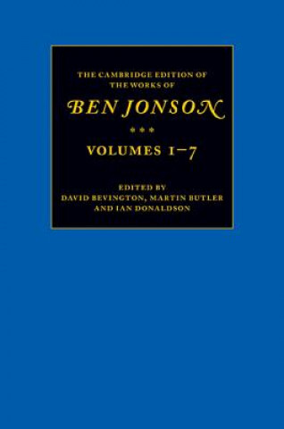 Cambridge Edition of the Works of Ben Jonson 7 Volume Set