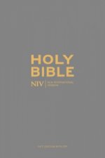 NIV Pocket Charcoal Soft-tone Bible with Zip