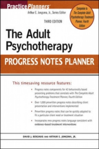 Adult Psychotherapy Progress Notes Planner