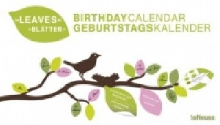 Leaves, Birthday Calendar / Blätter, Geburtagskalender