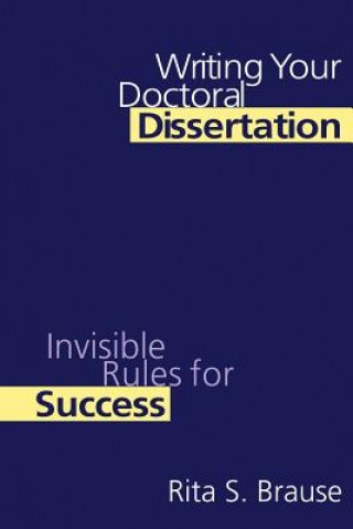 Writing Your Doctoral Dissertation
