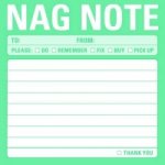 Knock Knock Nag Note Sticky Notes