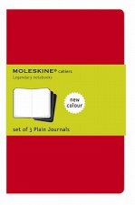 Moleskine Plain Cahier L - Navy Cover (3 Set)