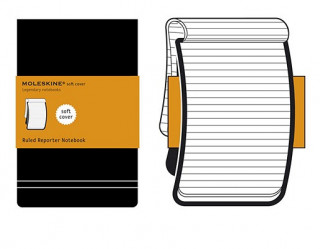 Moleskine Soft Cover Pocket Ruled Reporter Notebook