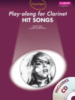 Play Along for Clarinet Hit Songs