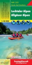 Lechtal Alps - Allgau Alps Hiking + Leisure Map 1:50 000