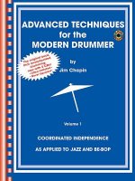 Advanced Techniques for the Modern Drummer - Jim Chapin