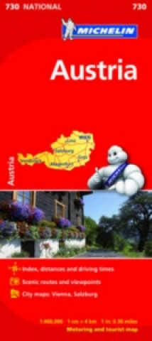 Austria - Michelin National Map 730