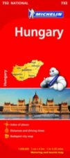 Hungary - Michelin National Map 732