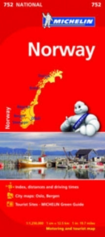 Norway - Michelin National Map 752