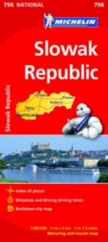 Slovak Republic - Michelin National Map 756