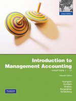 MyAcctgLab SACC for Introduction to Management Accounting