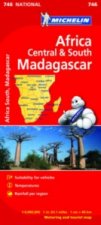 Africa Cental & South, Madagascar - Michelin National Map 746