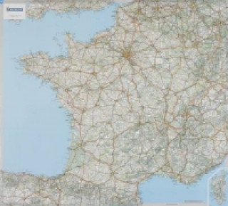 France - Michelin rolled & tubed wall map Encapsulated