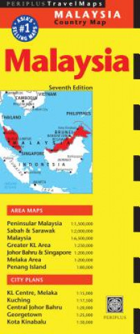 Malaysia Travel Map Seventh Edition