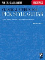 Classical Studies for Pick-Style Guitar