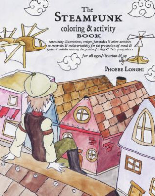 Steampunk Coloring & Activity Book