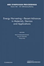 Energy Harvesting - Recent Advances in Materials, Devices and Applications: Volume 1325