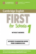 Cambridge English First for Schools 1 Student's Book without Answers