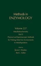 Metallobiochemistry, Part D: Physical and Spectroscopic Methods for Probing Metal Ion Environments in Metalloproteins