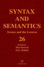 Syntax and the Lexicon