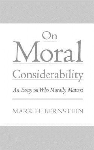 On Moral Considerability