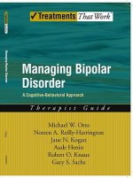 Managing Bipolar Disorder: Therapist Guide