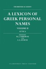 Lexicon of Greek Personal Names: Volume II: Attica