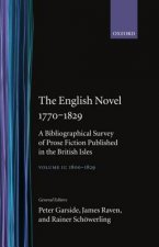 English Novel 1770-1829: Volume II, 1800-1829